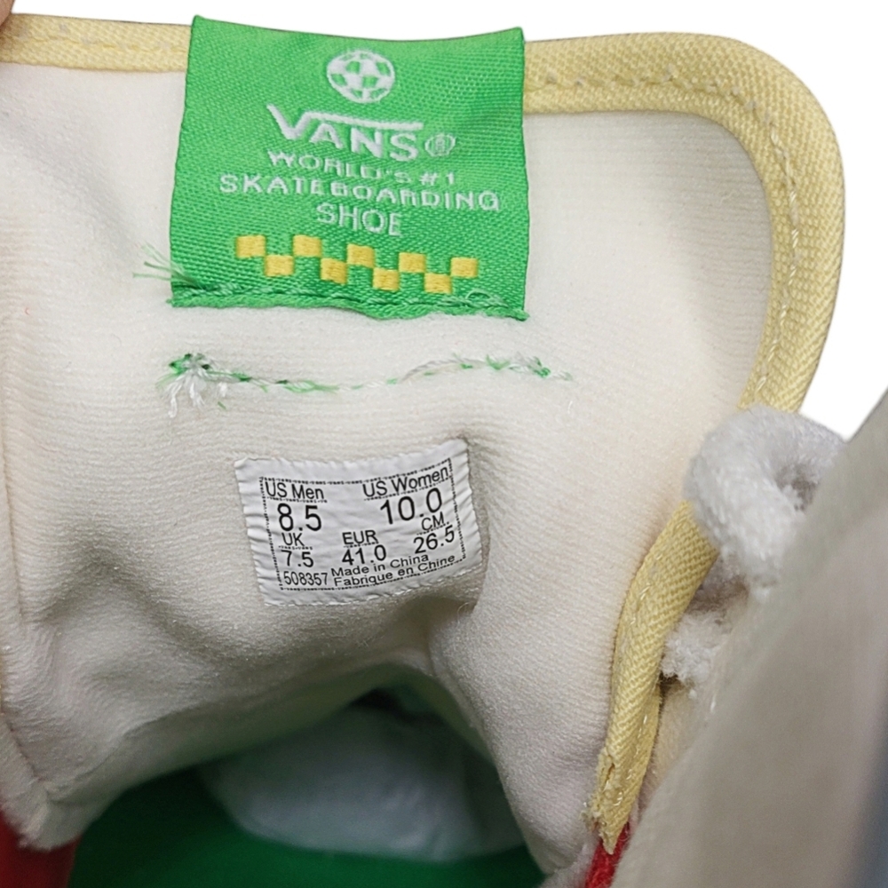 Vans Sesame Street x The Lizzie Embroidered Characters High Top Sneakers No Box - Picture 11 of 14